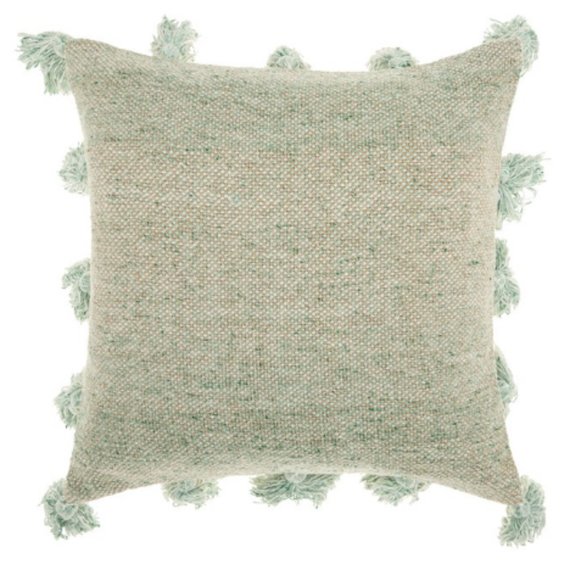 Tassel Border Throw Pillow