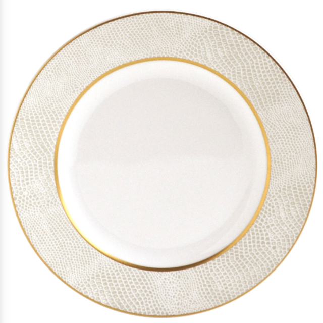 Bernardaud Sauvage White Rim Soup Bowl