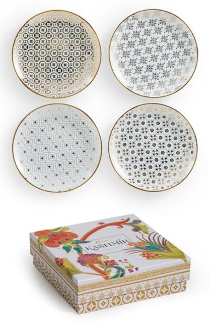 'Kashmir' Appetizer Plates (Set of 4)