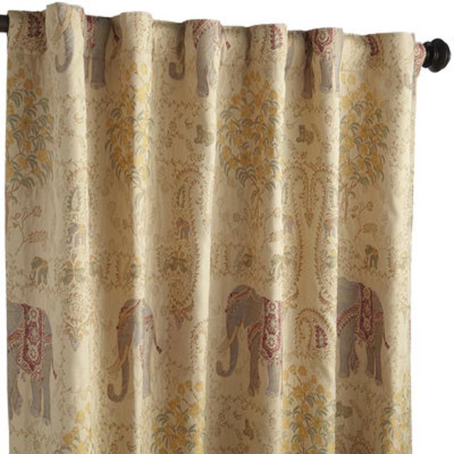 Elephant Tapestry Curtain
