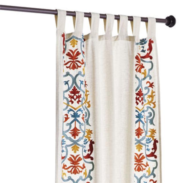 Zoe Embroidered Curtain