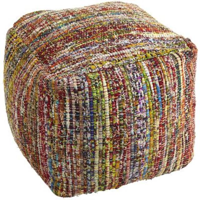 Chindi Floor Pouf