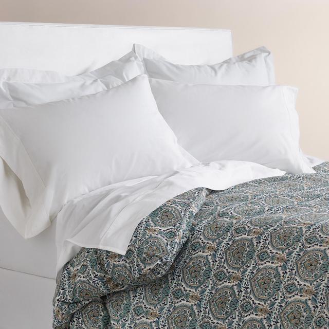 Mesha Blue Medallion Duvet Cover