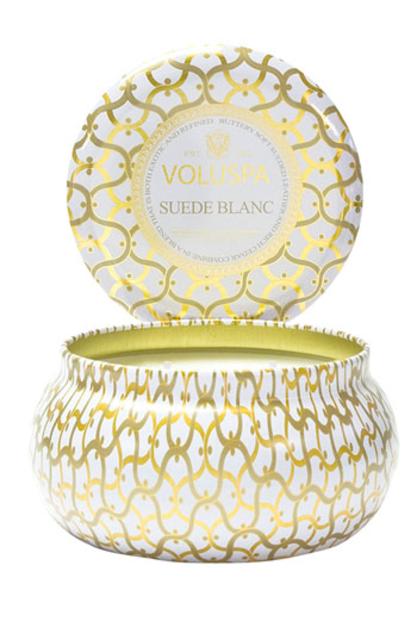 'Classic Maison - Suede Blanc' 2-Wick Candle