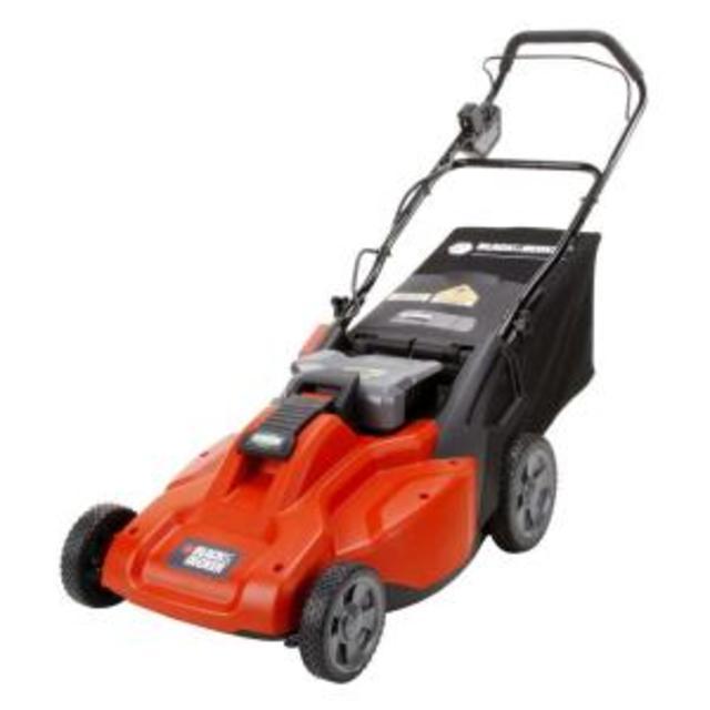 BLACK & DECKER 19 in. 36-Volt Cordless Electric Lawn Mower with Removable Battery