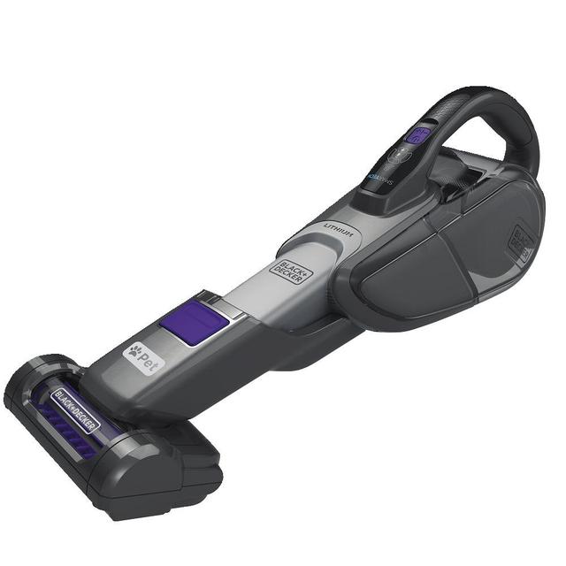 BLACK+DECKER HHVJ325BMP07 SMARTECH PET Cordless 10.8V Hand Vacuum with Scent and Base, 2.5 Ah