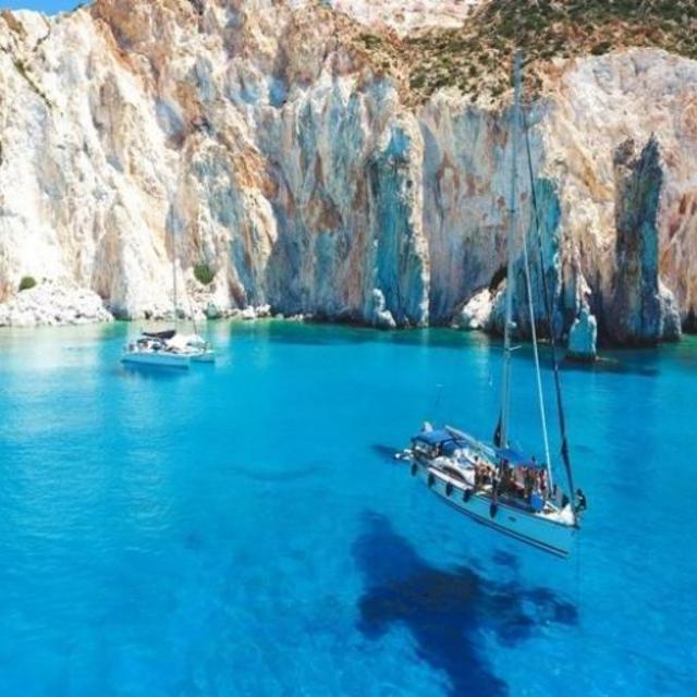Boat Ride in Milos