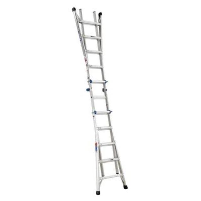 22 ft. Aluminum Telescoping Multi-position Ladder with 300 lb. Load Capacity Type IA Duty Rating