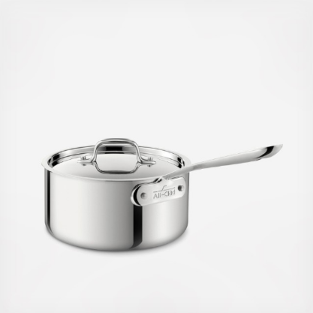 All-Clad 1-quart Stainless Steel Saucepan with Lid