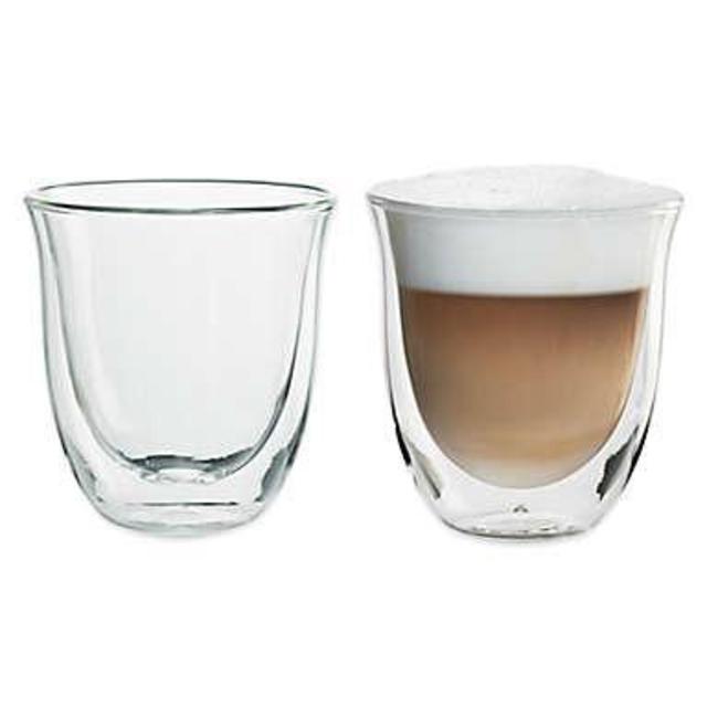 De'Longhi 6 oz. Cappuccino Glasses (Set of 2)