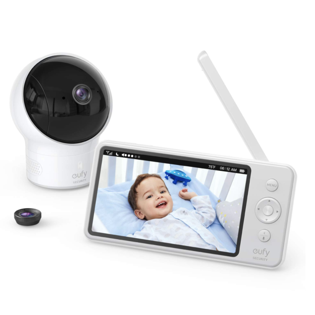eufy Security Video Baby Monitor with Camera and Audio, 720p HD Resolution