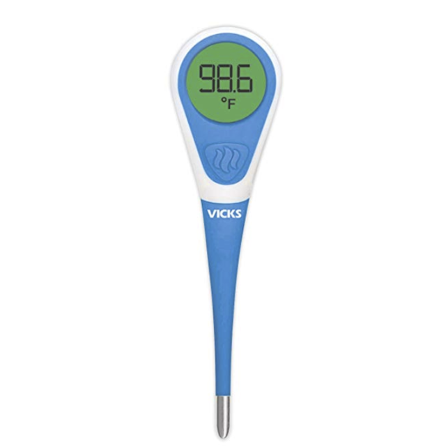 Vicks ComfortFlex Digital Thermometer for Rectal, Oral or Underarm Use
