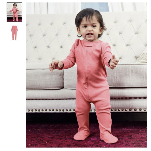 0-3M - the zip footie