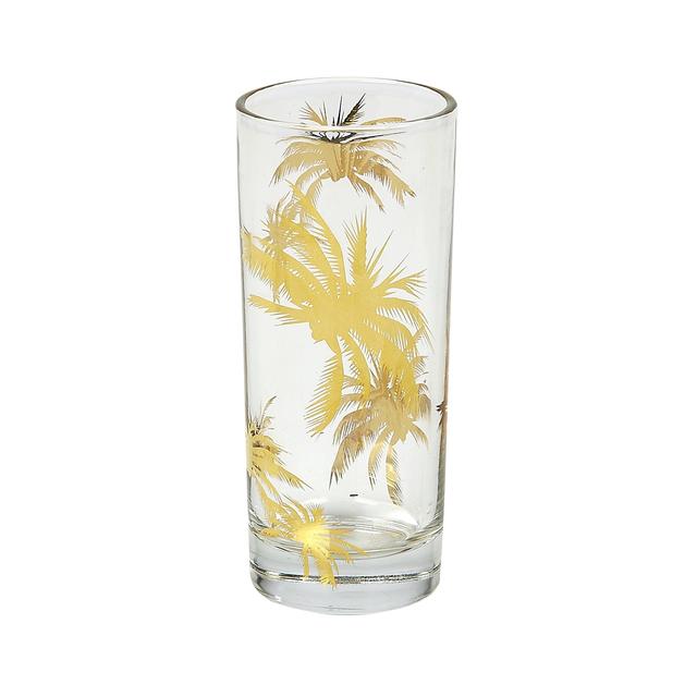 Tinsley Mortimer Palm Tree Highball Glass (Set of 4). Lulu & Georgia