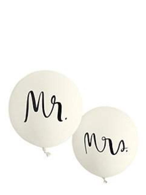 mr. and mrs. balloon set, Kate Spade