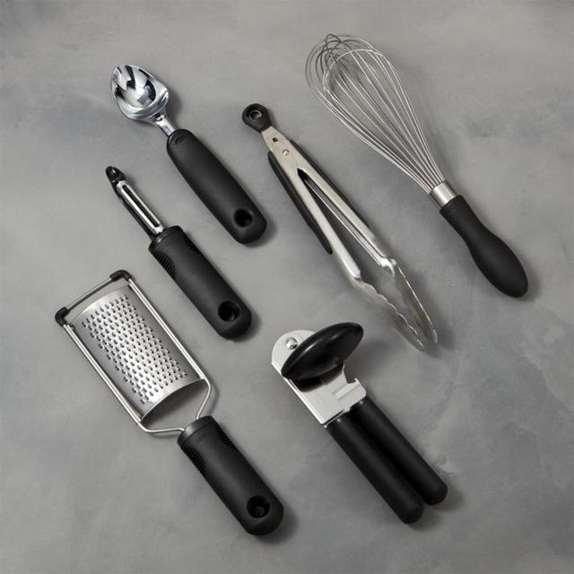 OXO ® 6-Piece Essential Kitchen Utensil Set, Crate & Barrel