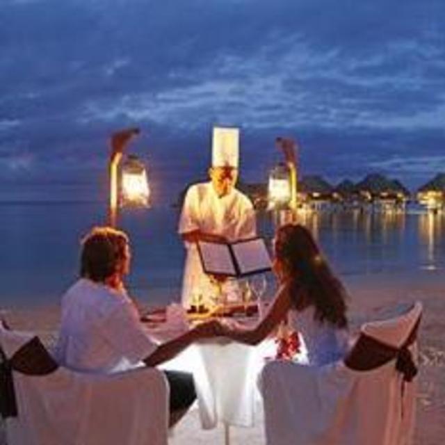 Dinner on the beach