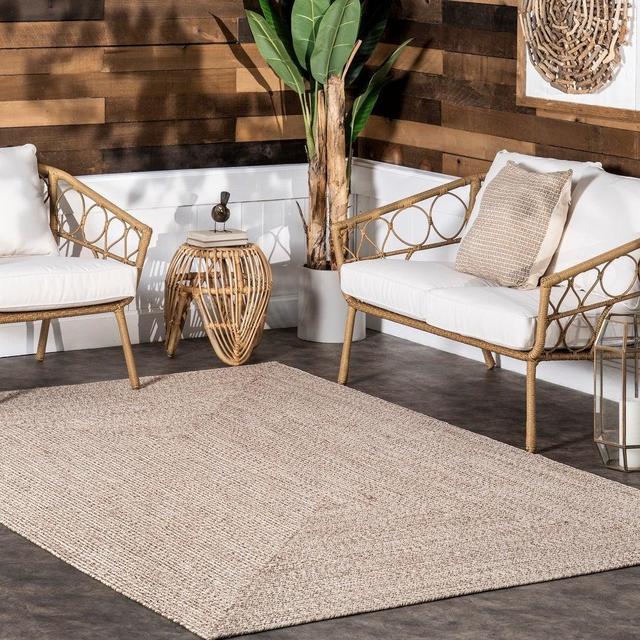 nuLOOM Wynn Braided Indoor/Outdoor Area Rug - 6' x 9' - Tan
