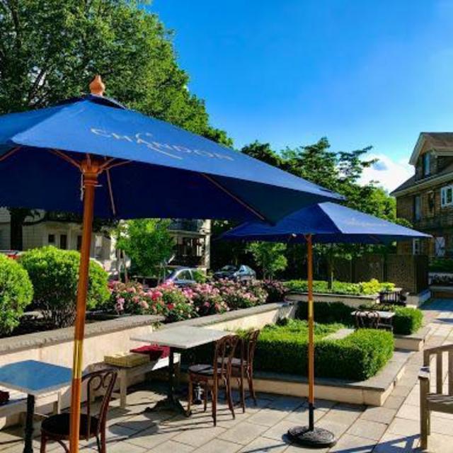 Romantic patio dining near home