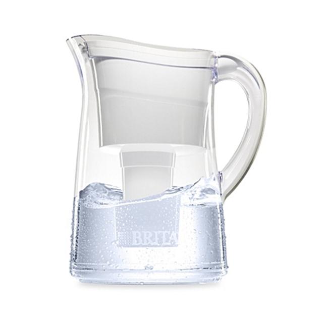 Brita® Capri 10-Cup Water Filter Pitcher in White