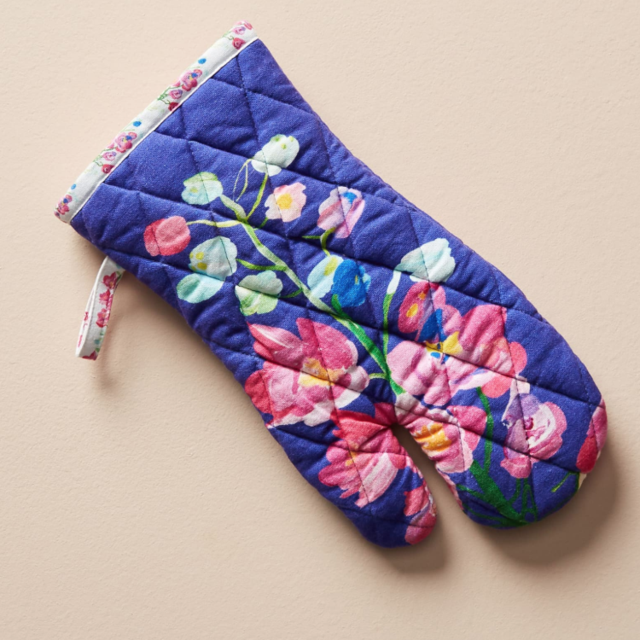 Paint + Petals Oven Mitt