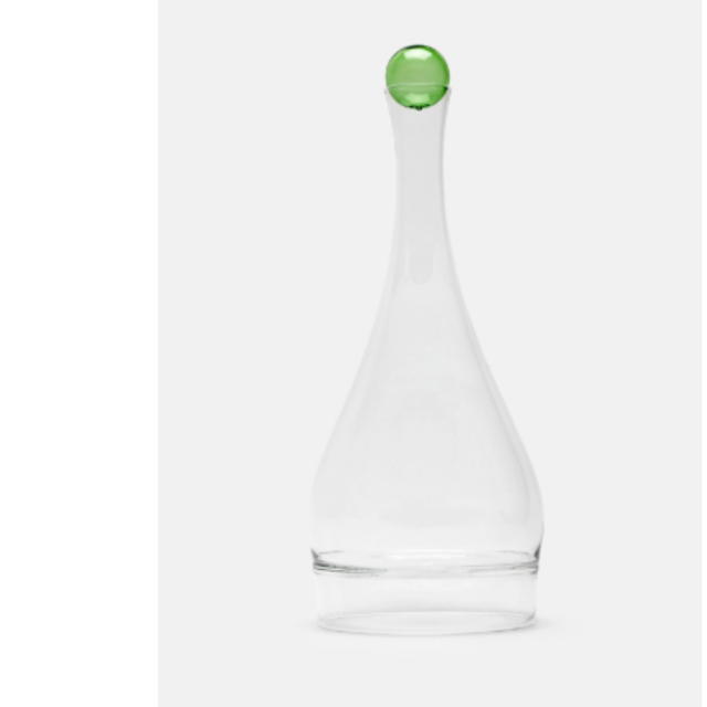 Decanter with Green Top