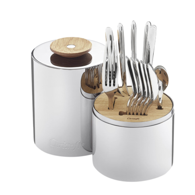 Christofle Essentiel 24 Piece Set in decorative chest