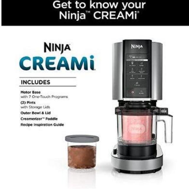 Ninja NC301 CREAMi Ice Cream Maker - Silver
