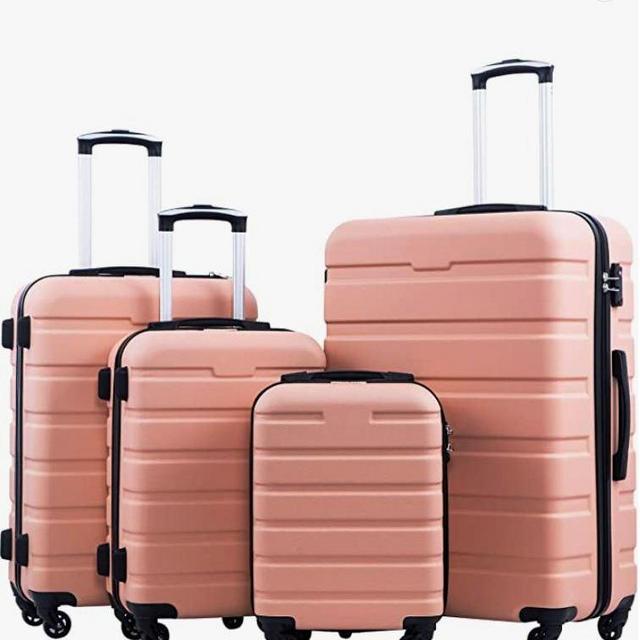 Coolife Luggage 3 Piece Set Suitcase