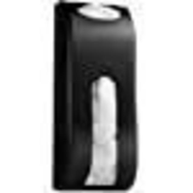 Manterio Wall Mount Plastic Bag Organizer | Durable Plastic Grocery Bag Saver | Smudge Proof, Fingerprint Resistant | Black
