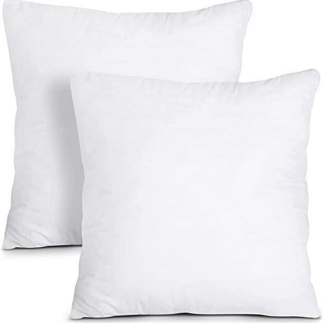 Utopia Bedding Throw Pillows Insert (Pack of 2, White) - 22 x 22 Inches Bed and Couch Pillows - Indoor Decorative Pillows