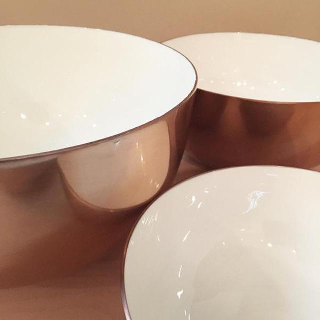Copper Enamel Bowl