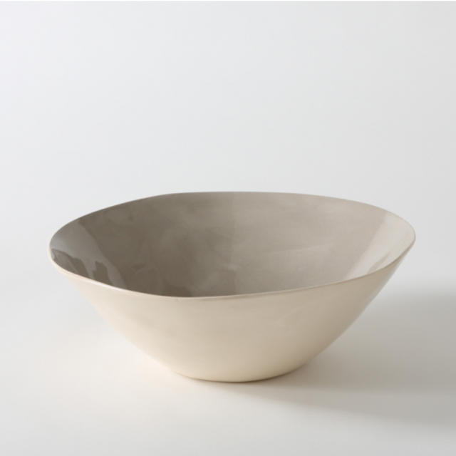 Brickett Davda Collection: Taupe Medium Deep Bowl