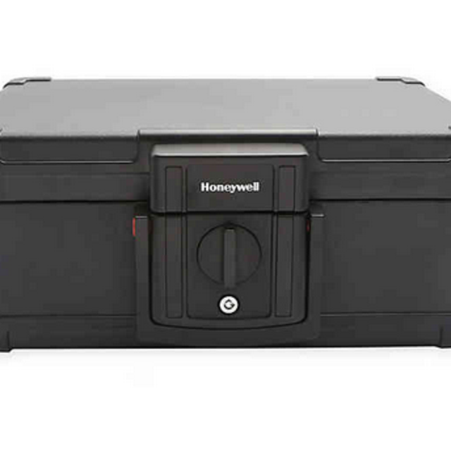 Honeywell 0.24 cu. ft. Fire/Water Safe Chest in Black