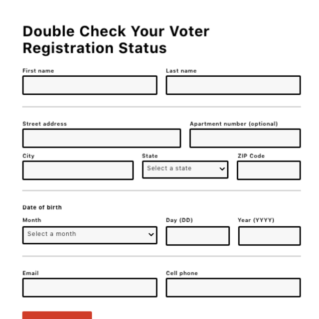 Make sure you're registered to vote