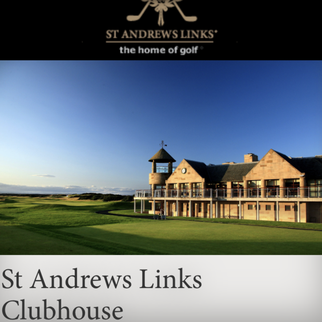 LUNCH AT ST ANDREWS LINKS CLUBHOUSE