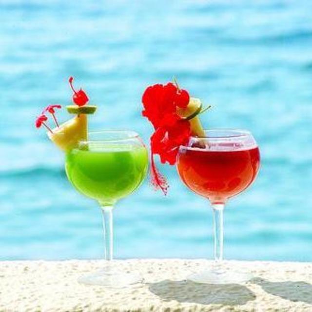 Drinks by the Ocean