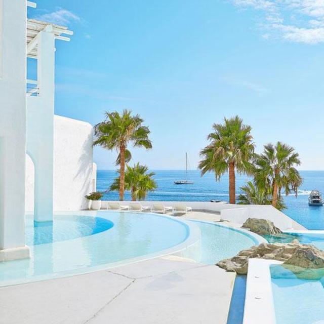 4 Nights at the Mykonos Blu Hotel in Mykonos Island