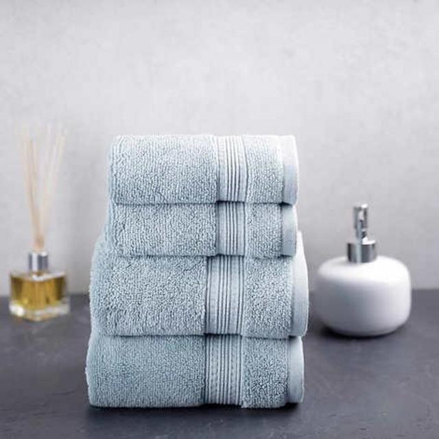 Charisma Soft 100% Hygro Cotton 4-piece Hand and Washcloth Towel Set - (GREEN)