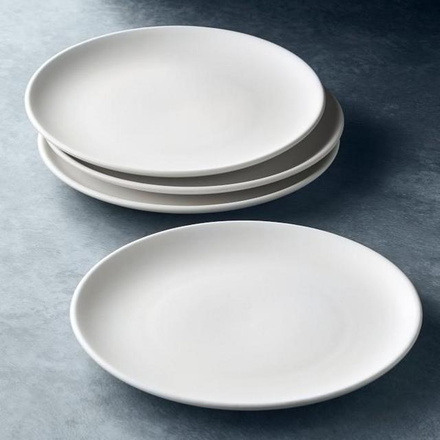 Open Kitchen by Williams Sonoma Matte Coupe Dinner Plates (WHITE)