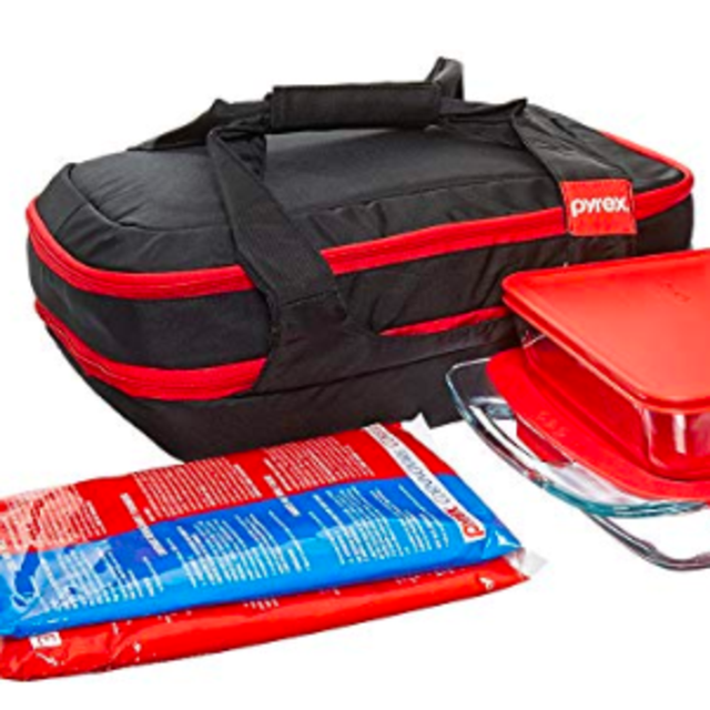 Pyrex 9-Piece Double Decker Cook and Carry Set