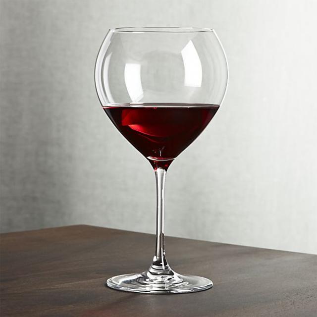 Silhouette Big Red Wine Glass