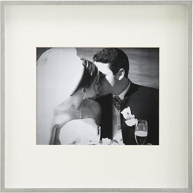 Brushed Silver 8x10 Wall Frame