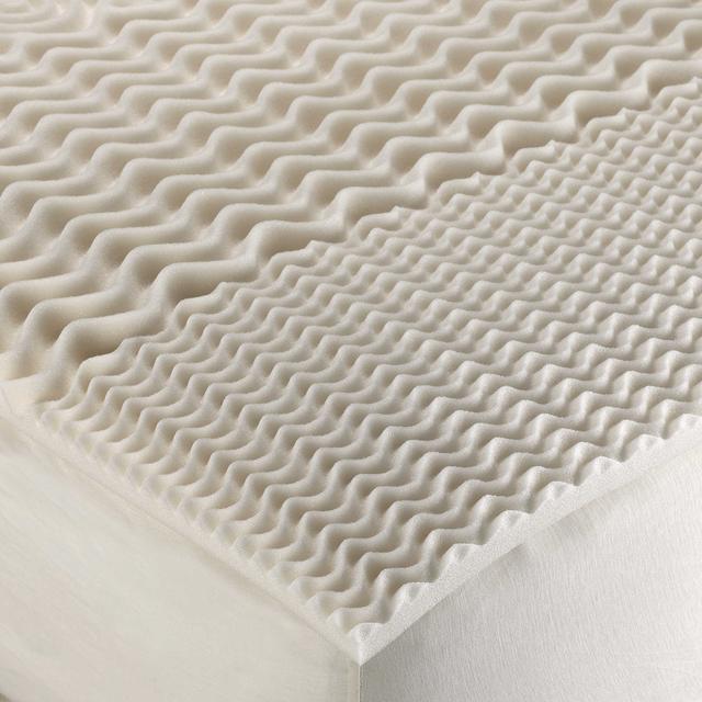 Isotonic® Zoned Comfort™ 1-1/4-Inch Memory Foam King Mattress Topper in Natural