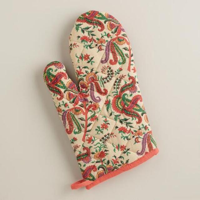 Cleo Paisley Oven Mitt