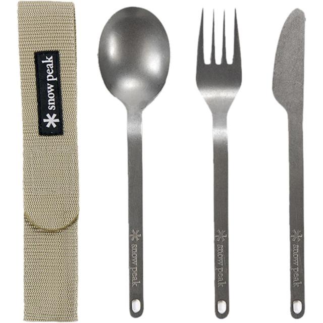 Snow Peak Titanium Silverware Set
