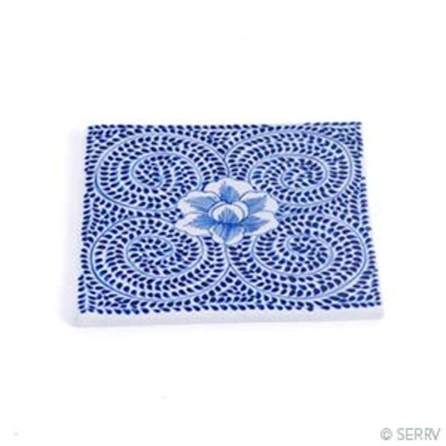 Blue Meadow Trivet