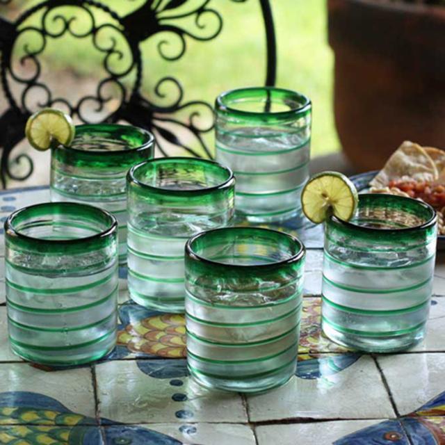 Emerald  for Spiral Tumblers (set of 6)