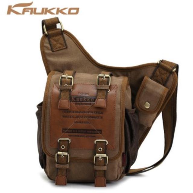 KAUKKO FH03 Vintage Style 5L Male Sling Bag