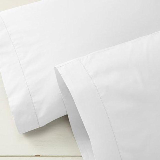Pima Cotton Pillowcases, KING, WHITE